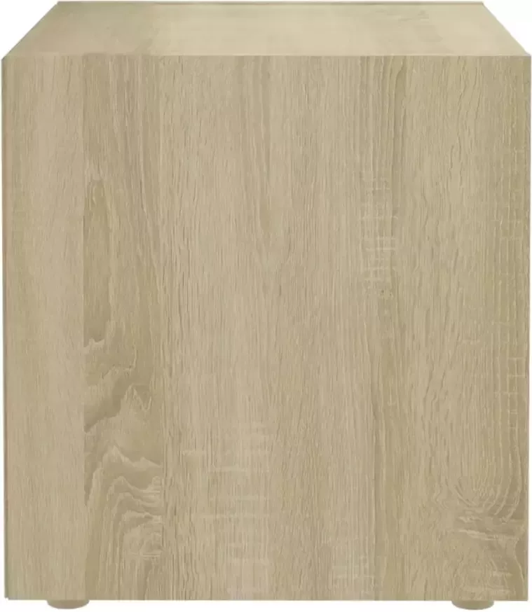 VidaXL -Tv-meubelen-2-st-37x35x37-cm-bewerkt-hout-sonoma-eikenkleurig - Foto 2