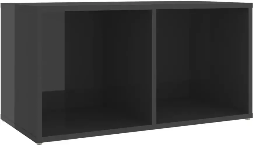 VidaXL Tv-meubelen 2 st 72x35x36 5 cm bewerkt hout hoogglans grijs - Foto 6