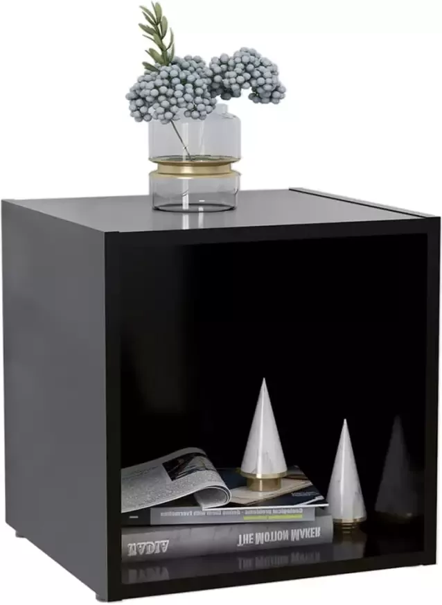 VidaXL -Tv-meubelen-4-st-37x35x37-cm-bewerkt-hout-zwart - Foto 4