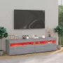 VidaXL Tv-meubelen met LED-verlichting 2 st 75x35x40 cm grijs sonoma - Thumbnail 5