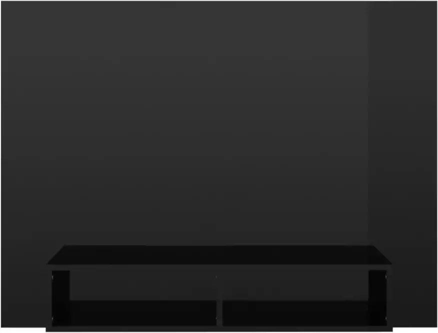 VidaXL -Tv-wandmeubel-120x23 5x90-cm-bewerkt-hout-hoogglans-zwart - Foto 6