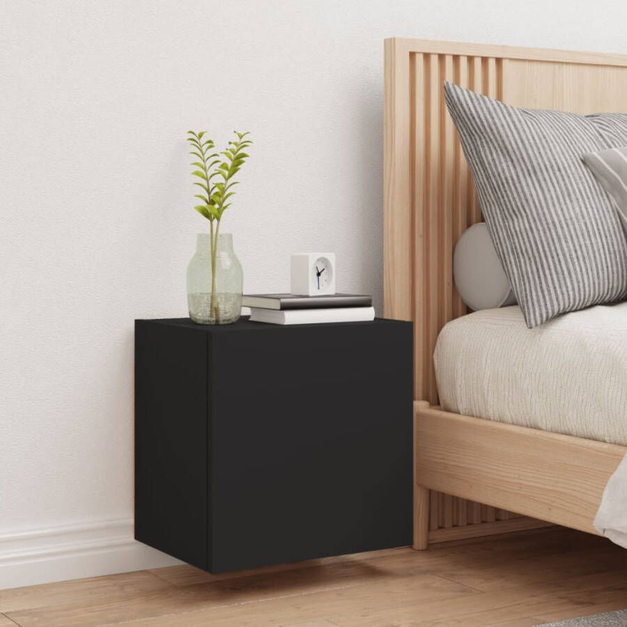 VidaXL -Tv-wandmeubel-40 5x30x40-cm-bewerkt-hout-zwart