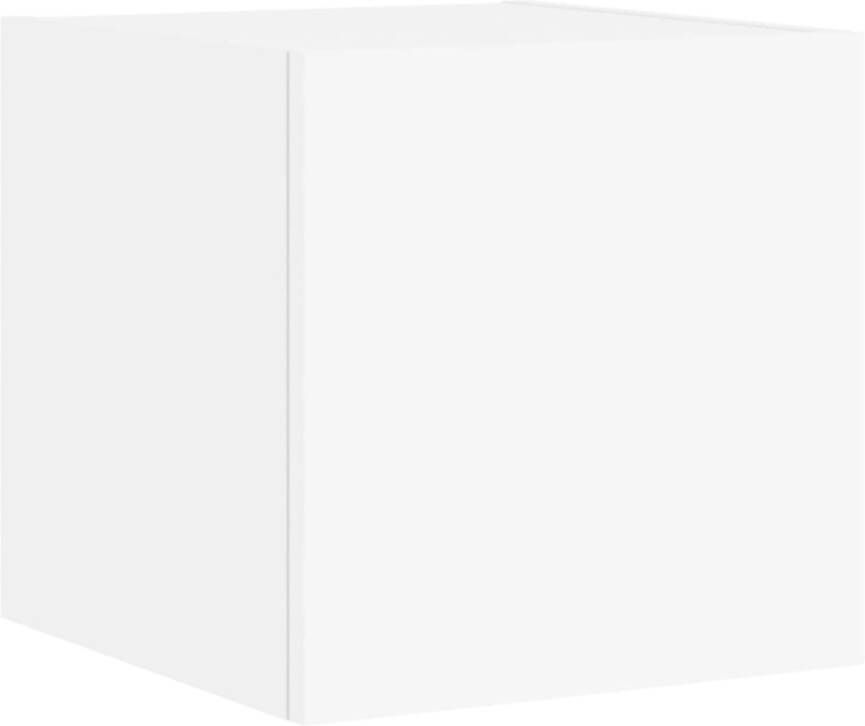 VidaXL Tv-wandmeubel met LED-verlichting 30 5x35x30 cm wit - Foto 2