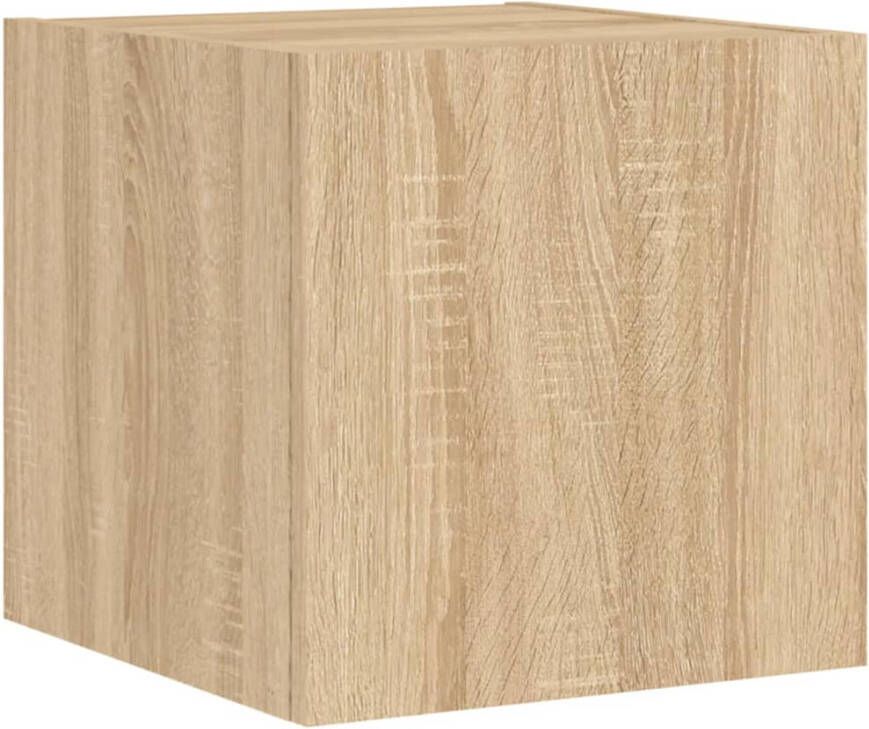 VidaXL -Tv-wandmeubel-met-LED-verlichting-30 5x35x30-cm-sonoma-eiken - Foto 2