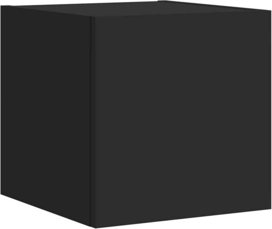 VidaXL -Tv-wandmeubel-met-LED-verlichting-30 5x35x30-cm-zwart - Foto 2