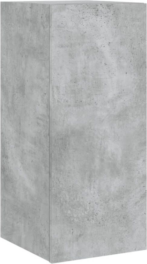 VidaXL -Tv-wandmeubel-met-LED-verlichting-30 5x35x70-cm-betongrijs - Foto 2