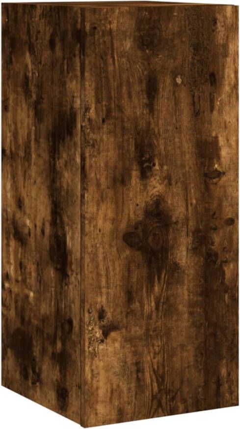 VidaXL -Tv-wandmeubel-met-LED-verlichting-30 5x35x70-cm-gerookt-eiken - Foto 2