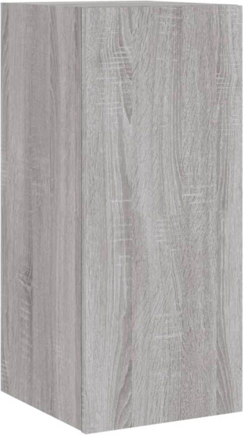 VidaXL -Tv-wandmeubel-met-LED-verlichting-30 5x35x70-cm-grijs-sonoma - Foto 2