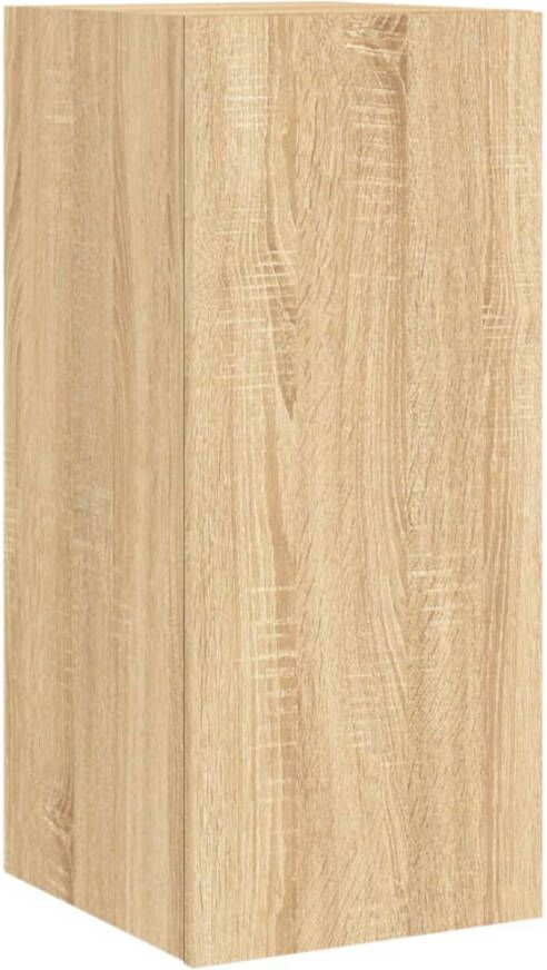 VidaXL -Tv-wandmeubel-met-LED-verlichting-30 5x35x70-cm-sonoma-eiken - Foto 2