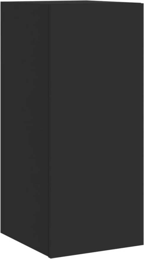 VidaXL -Tv-wandmeubel-met-LED-verlichting-30 5x35x70-cm-zwart - Foto 2