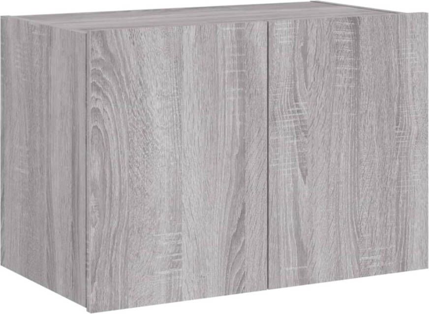 VidaXL -Tv-wandmeubel-met-LED-verlichting-60x35x41-cm-grijs-sonoma - Foto 2