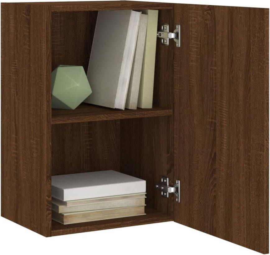 VidaXL -Tv-wandmeubels-2-st-40 5x30x60-cm-bewerkt-hout-bruineikenkleur - Foto 2