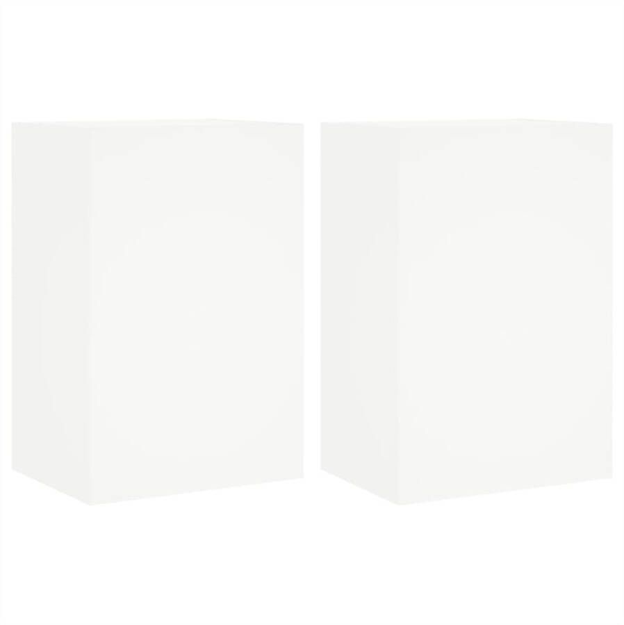 VidaXL -Tv-wandmeubels-2-st-40 5x30x60-cm-bewerkt-hout-wit