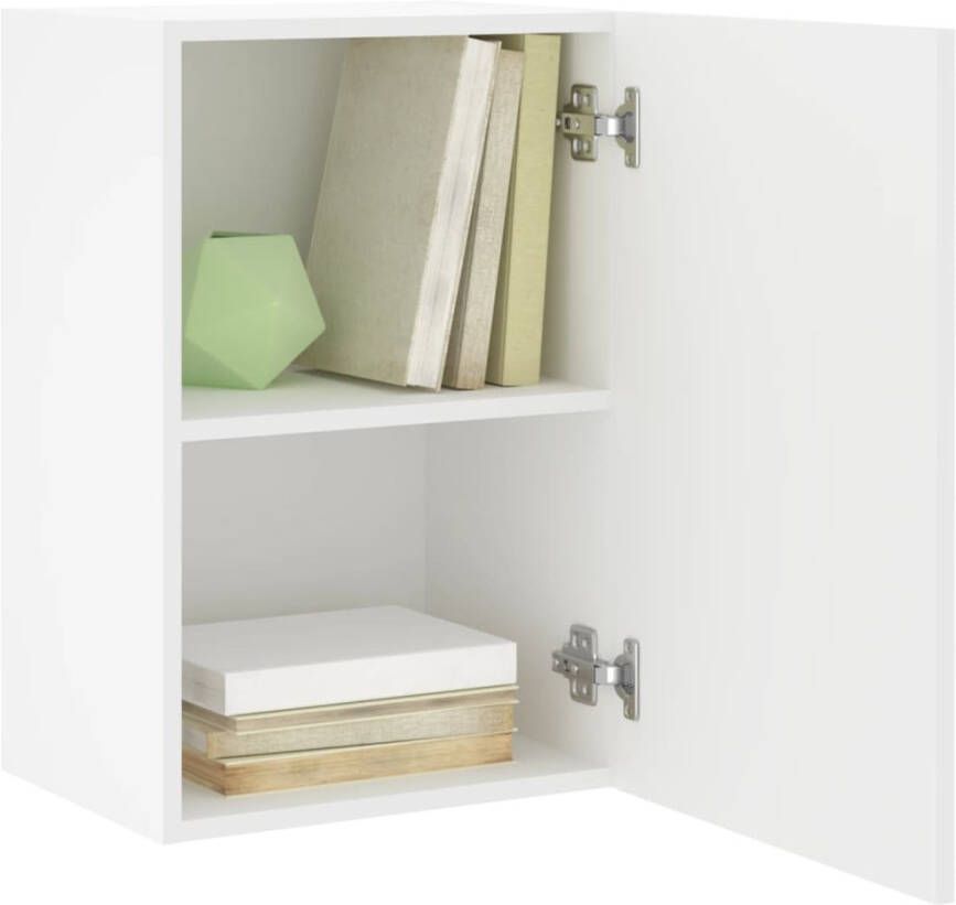 VidaXL -Tv-wandmeubels-2-st-40 5x30x60-cm-bewerkt-hout-wit - Foto 2