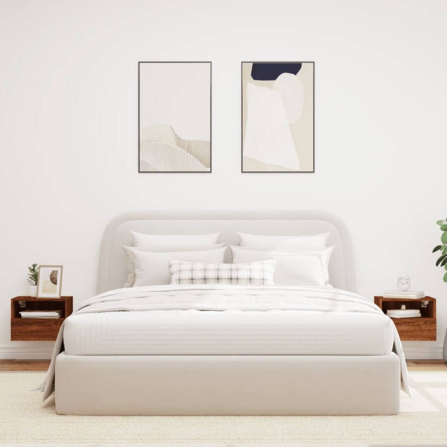 VidaXL -Tv-wandmeubels-2-st-40x30x30-cm-bewerkt-hout-bruineikenkleurig