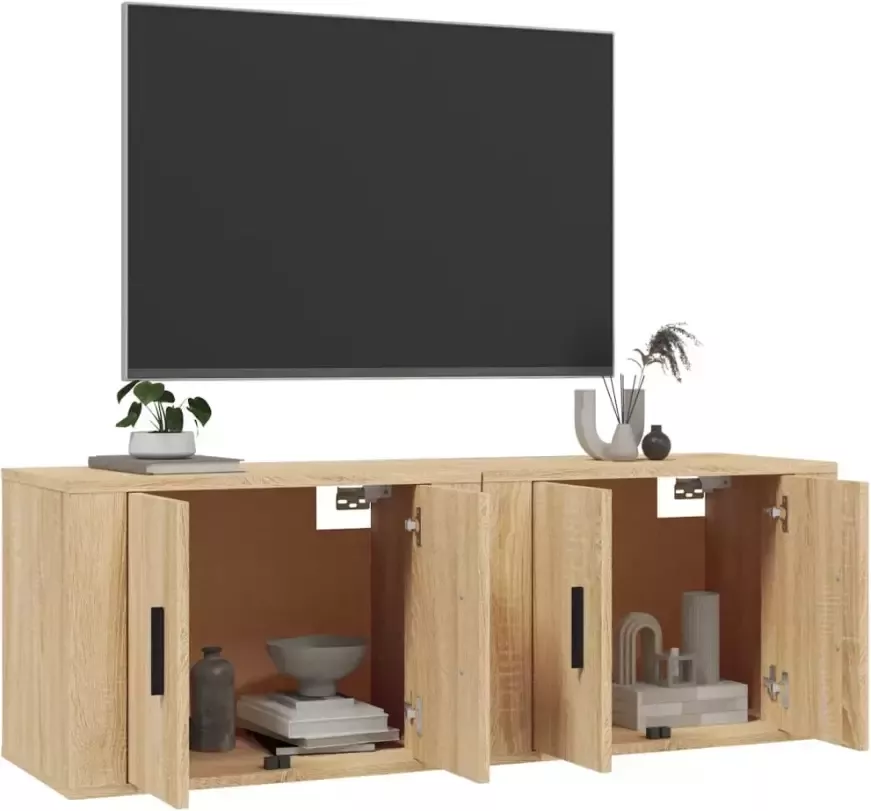 VidaXL -Tv-wandmeubels-2-st-57x34 5x40-cm-sonoma-eikenkleurig