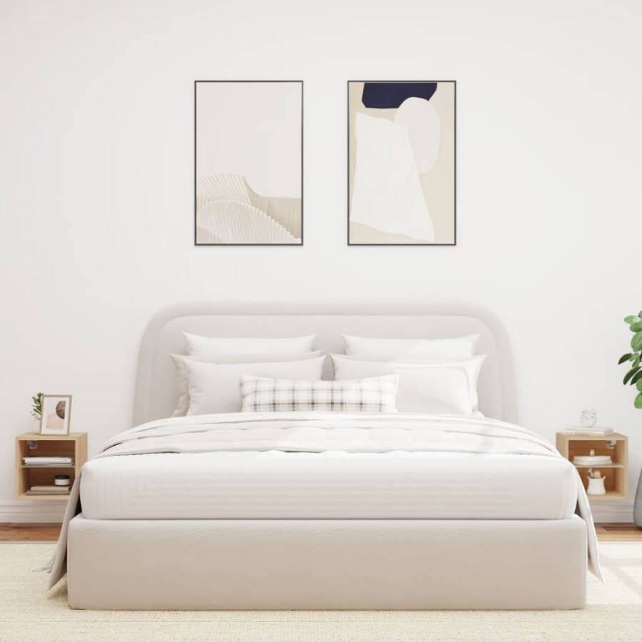 VidaXL -Tv-wandmeubels-met-LED-2-st-30x28 5x30-cm-sonoma-eikenkleurig - Foto 2