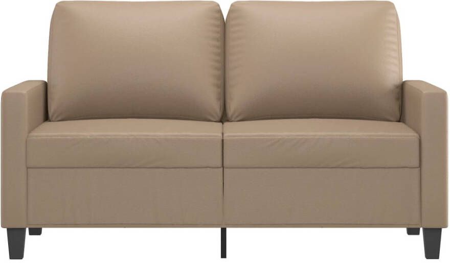 VidaXL -Tweezitsbank-120-cm-kunstleer-cappuccinokleurig - Foto 2