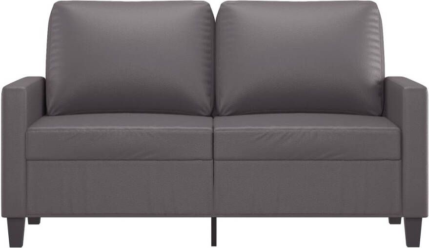 VidaXL -Tweezitsbank-120-cm-kunstleer-grijs - Foto 2