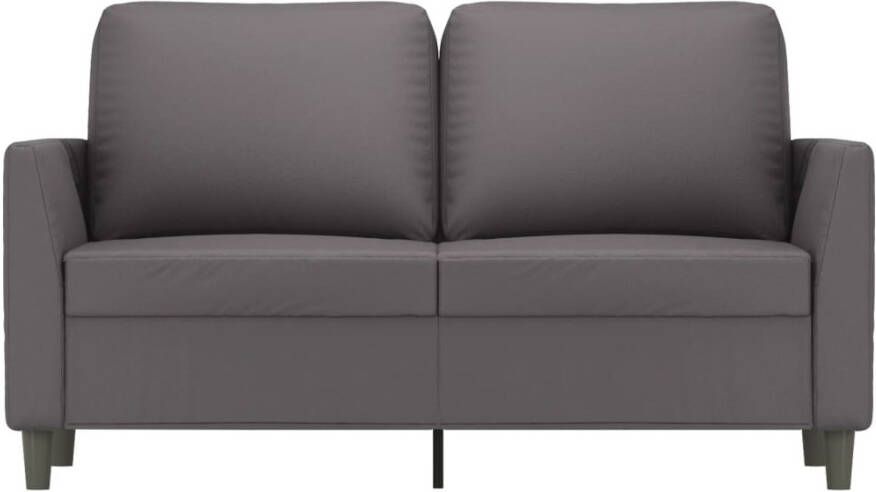VidaXL -Tweezitsbank-120-cm-kunstleer-grijs - Foto 2