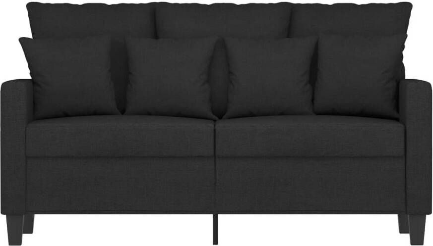 VidaXL -Tweezitsbank-120-cm-stof-zwart - Foto 5
