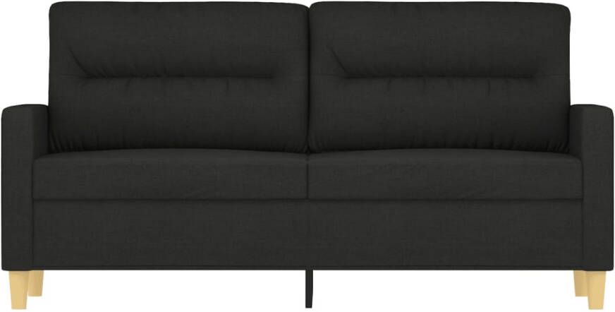 VidaXL -Tweezitsbank-140-cm-stof-zwart - Foto 6