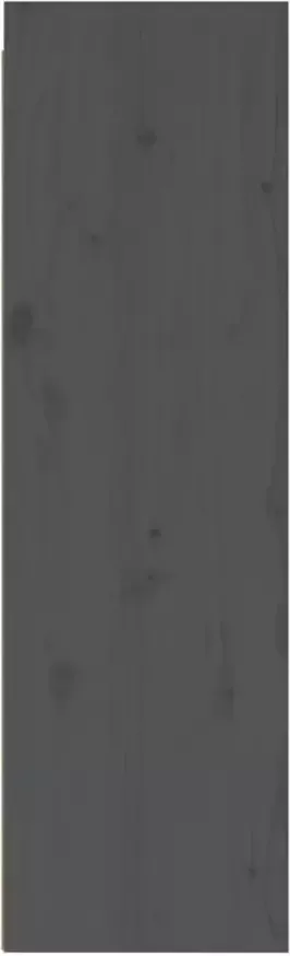 VIDAXL Wandkast 30x30x100 cm massief grenenhout grijs - Foto 4