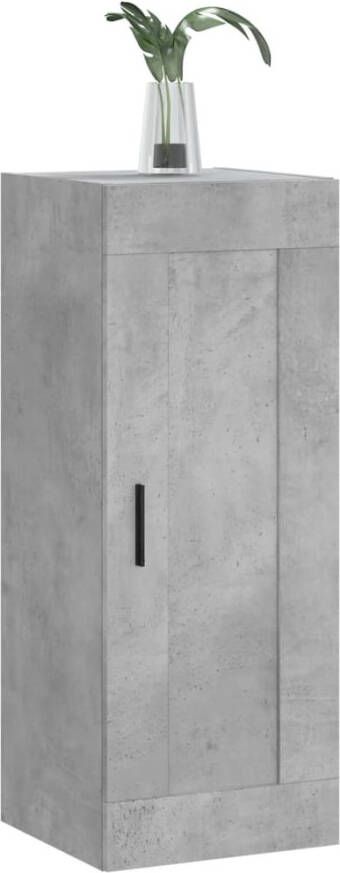 VidaXL -Wandkast-34 5x34x90-cm-bewerkt-hout-betongrijs - Foto 6