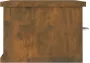 VIDAXL Wandkast 60x26x18 5 cm bewerkt hout gerookt eikenkleurig - Thumbnail 5
