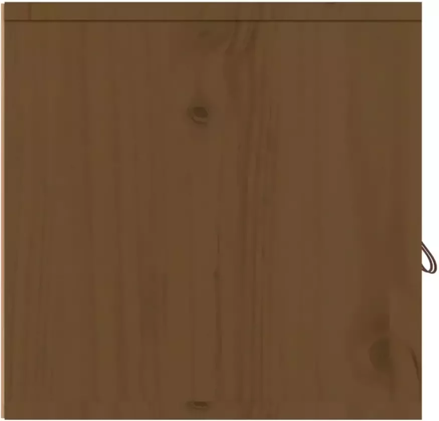 VIDAXL Wandkast 60x30x30 cm massief grenenhout honingbruin - Foto 2