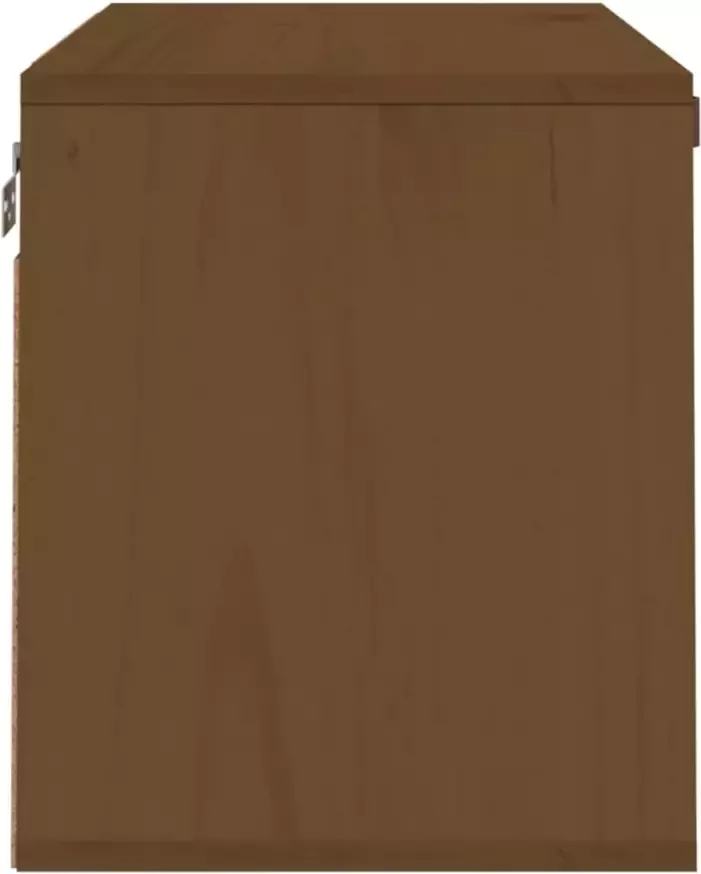 VIDAXL Wandkast 60x30x35 cm massief grenenhout honingbruin - Foto 2