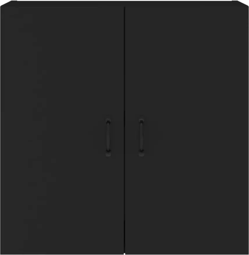 VIDAXL Wandkast 60x31x60 cm bewerkt hout zwart
