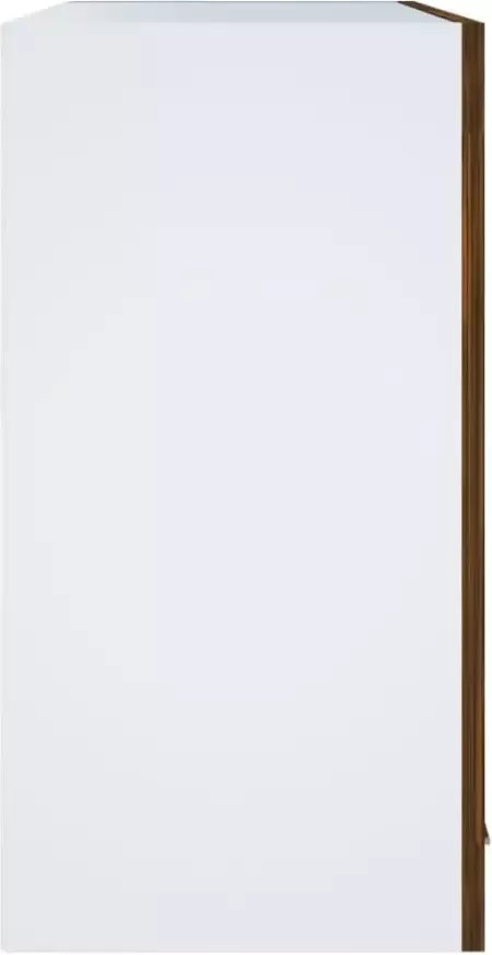 VidaXL -Wandkast-hangend-60x31x60-cm-glas-en-bewerkt-hout-gerookt-eiken - Foto 3