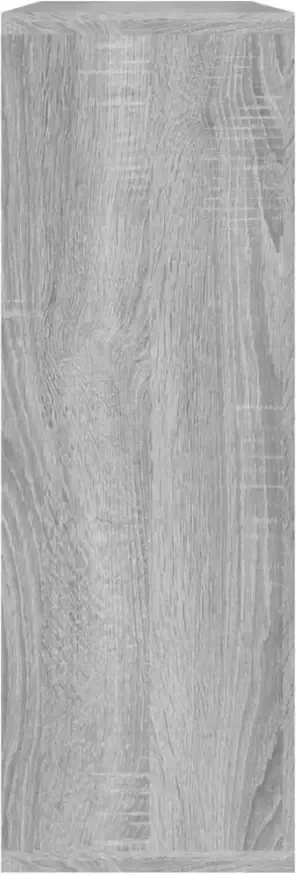 VIDAXL Wandschap 104x20x58 5 cm bewerkt hout grijs sonoma eikenkleurig - Foto 3
