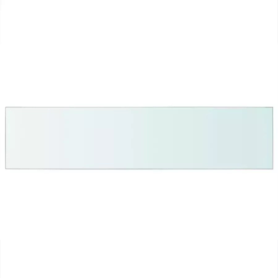 VidaXL Wandschap transparant 110x25 cm glas