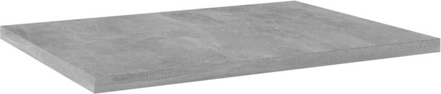 VIDAXL Wandschappen 4 st 40x30x1 5 cm bewerkt hout betongrijs - Foto 2