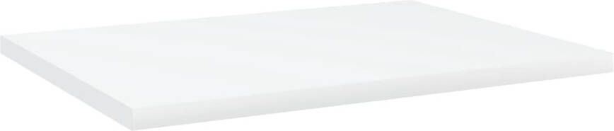 VIDAXL Wandschappen 4 st 40x30x1 5 cm spaanplaat wit