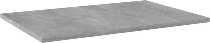 VIDAXL Wandschappen 4 st 60x40x1 5 cm bewerkt hout betongrijs - Foto 2