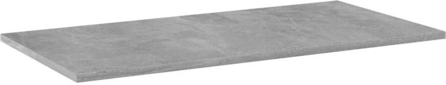 VIDAXL Wandschappen 4 st 80x40x1 5 cm bewerkt hout betongrijs - Foto 2