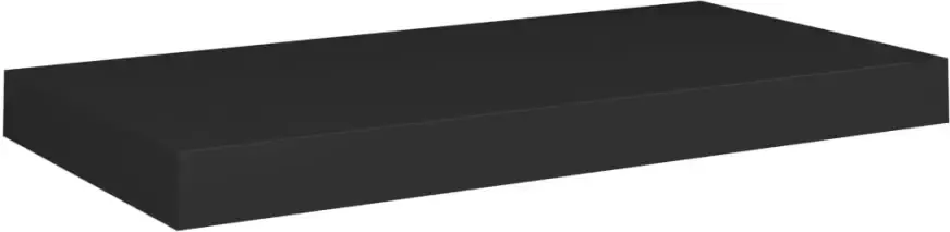 VIDAXL Wandschappen zwevend 2 st 50x23x3 8 cm MDF zwart - Foto 3