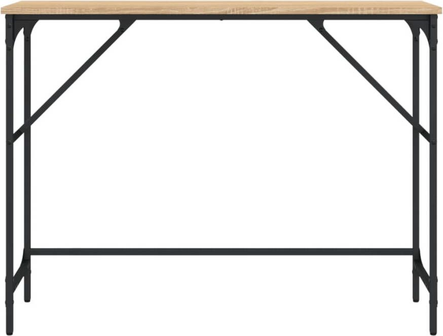 VidaXL -Wandtafel-100x32x75-cm-bewerkt-hout-sonoma-eikenkleurig - Foto 3