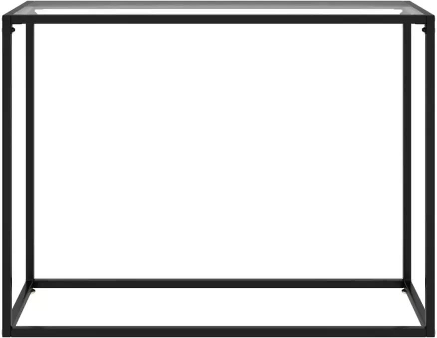 VidaXL -Wandtafel-100x35x75-cm-gehard-glas-transparant