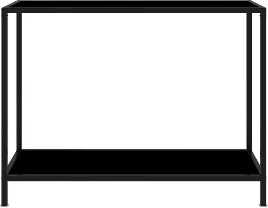 VidaXL -Wandtafel-100x35x75-cm-gehard-glas-zwart - Foto 4