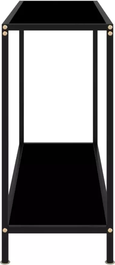 VidaXL -Wandtafel-100x35x75-cm-gehard-glas-zwart - Foto 2