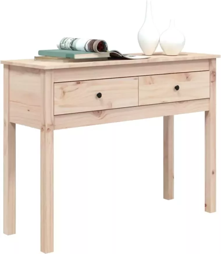 VidaXL -Wandtafel-100x35x75-cm-massief-grenenhout - Foto 4