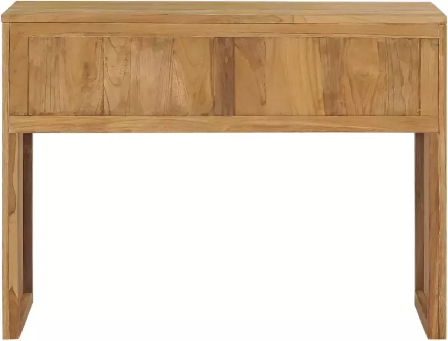 VidaXL -Wandtafel-100x35x75-cm-massief-teakhout - Foto 4