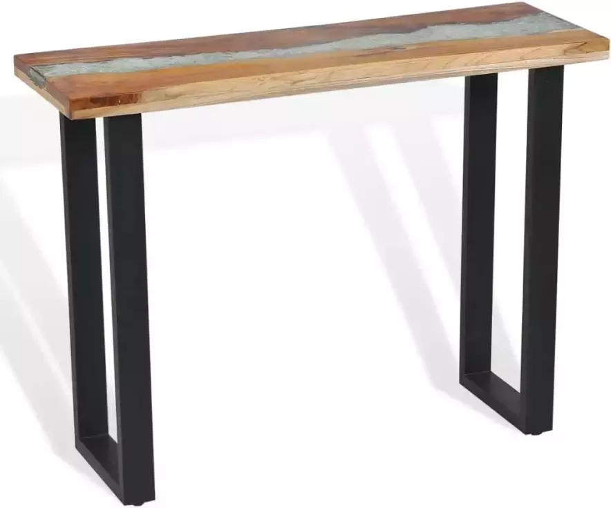 VidaXL -Wandtafel-100x35x75-cm-teakhout - Foto 5