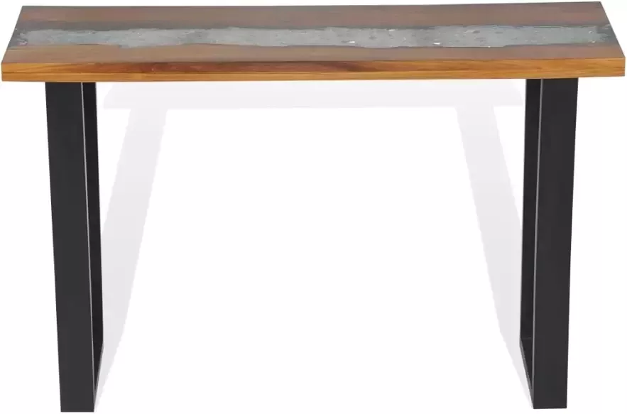 VidaXL -Wandtafel-100x35x75-cm-teakhout - Foto 4