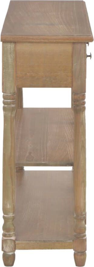 VidaXL Wandtafel 110x30x76 cm bewerkt hout - Foto 3