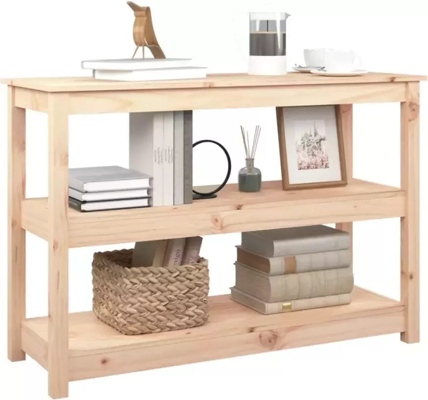 VidaXL -Wandtafel-110x40x74-cm-massief-grenenhout - Foto 2